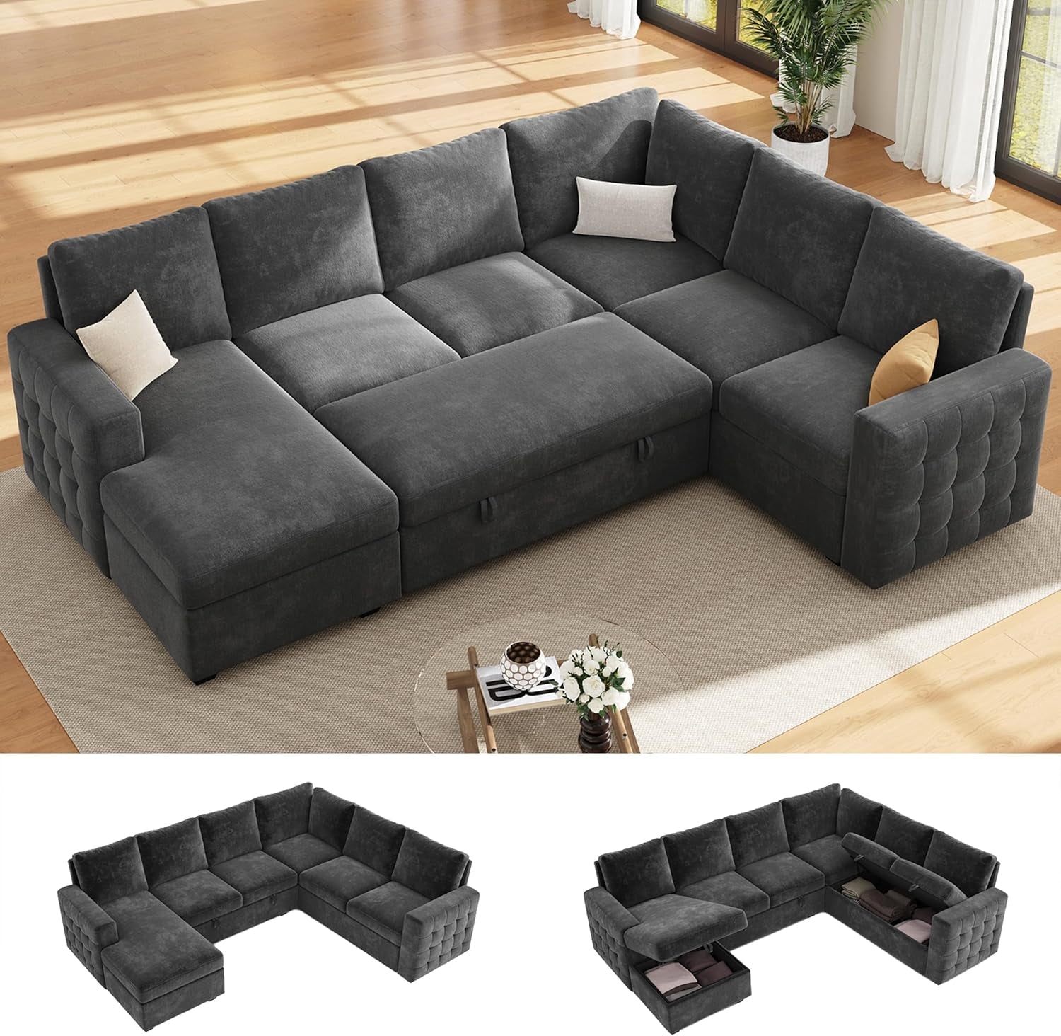 104-sectional-sleeper-sofa-bed-7-seat-pull-out-couch-with-storage-gray