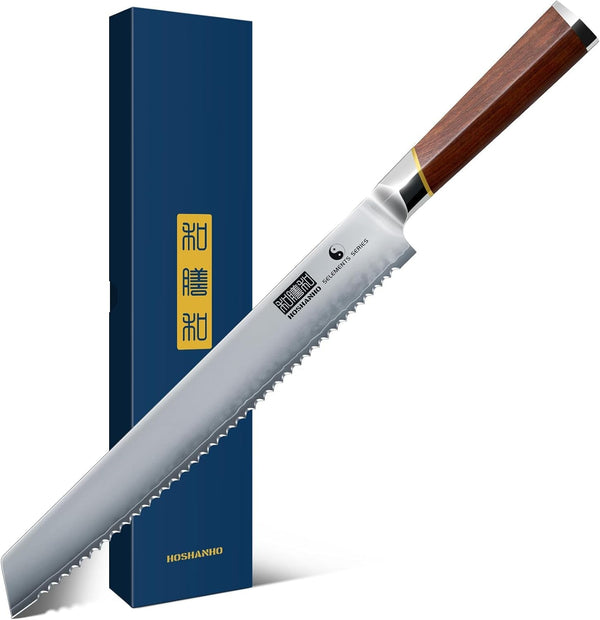 Professional High Carbon Stainless Steel 18 Pieces Knife Set & Bread Knife6