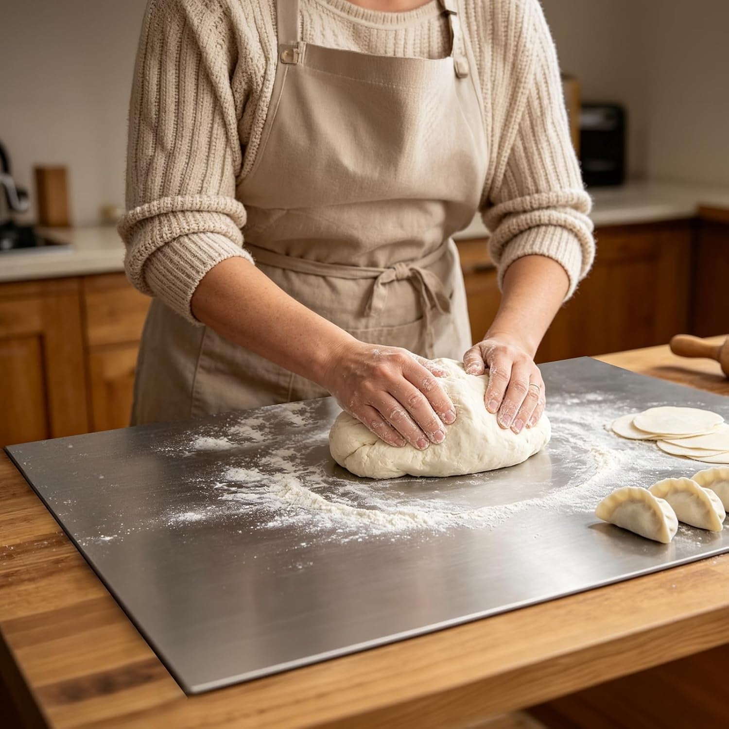 large-stainless-steel-cutting-board-with-counter-lip-food-grade-304-l-shaped-bread-board-for-kitchen-durable-easy-to-clean-15-7x11-8inch-suitable-for-meat-fruits-vegetables-bread-and-baking