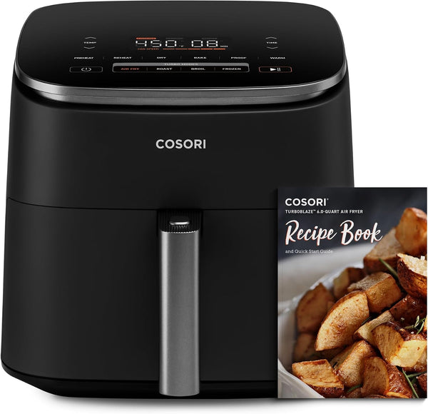 Electric Pressure Cooker 6 Quart, 9-In-1 Instant Multi Cooker & Air Fryer Turboblaze 6.0-Quart Compact Airfryer That Roast, Bake, Proof, 9 Functions5