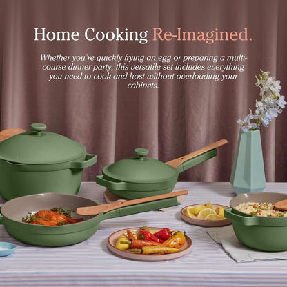 Our Place Cookware Set, 13-Piece Ceramic Nonstick Pots & Pans with Utensils | Ceramic Cookware Set with Always Pan, Perfect Pot & Spatulas; Induction & Oven Safe to 450°F, Non-Toxic Cookware8