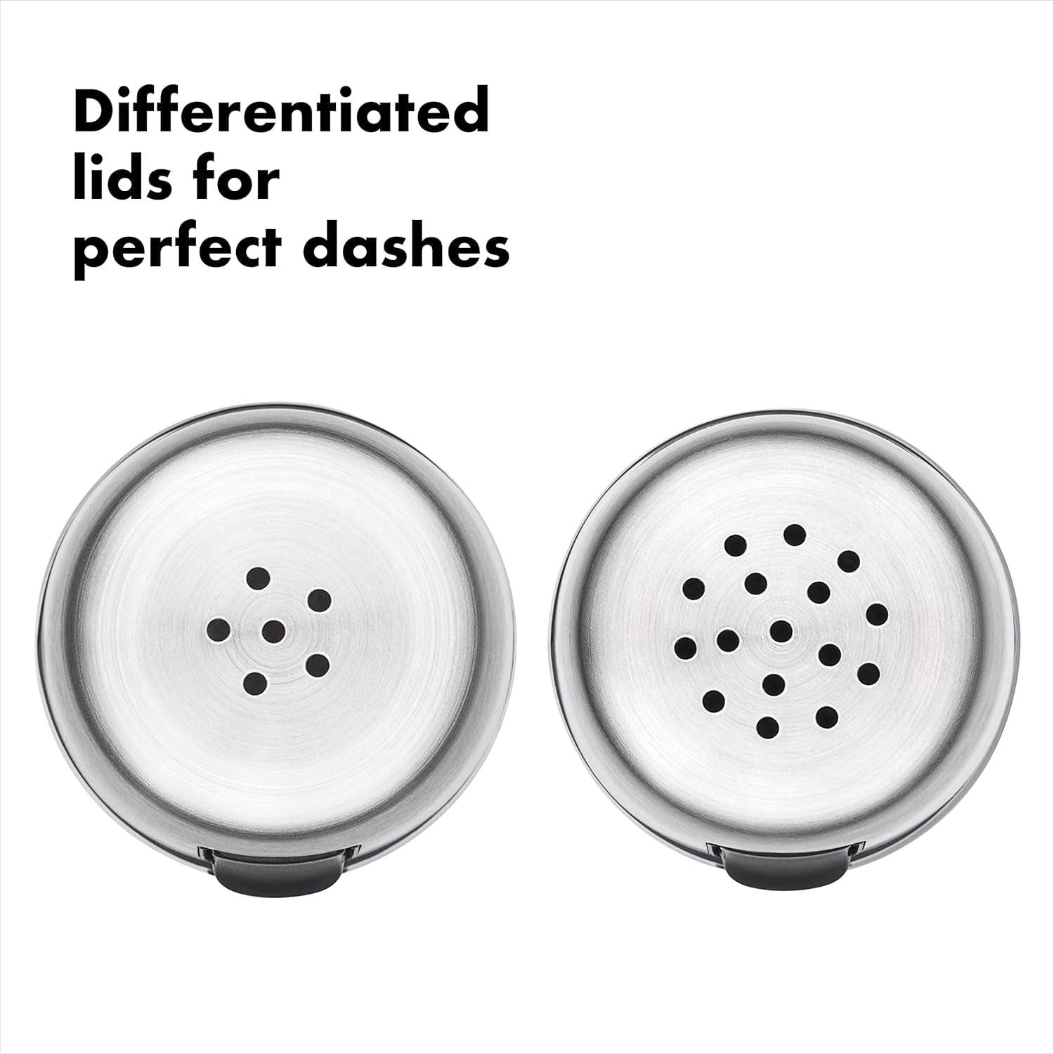 oxo-good-grips-salt-pepper-shaker-set-easy-to-refill-with-twist-off-lid-clear-body-for-visible-levels-stainless-steel-accents-table-ready-kitchen-condiment-set-side-spout-for-easy-pour