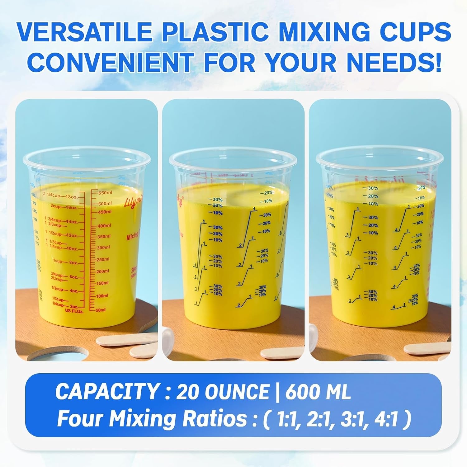 50-pack-plastic-mixing-cups-20-oz-measuring-cups-with-50-mixing-sticks