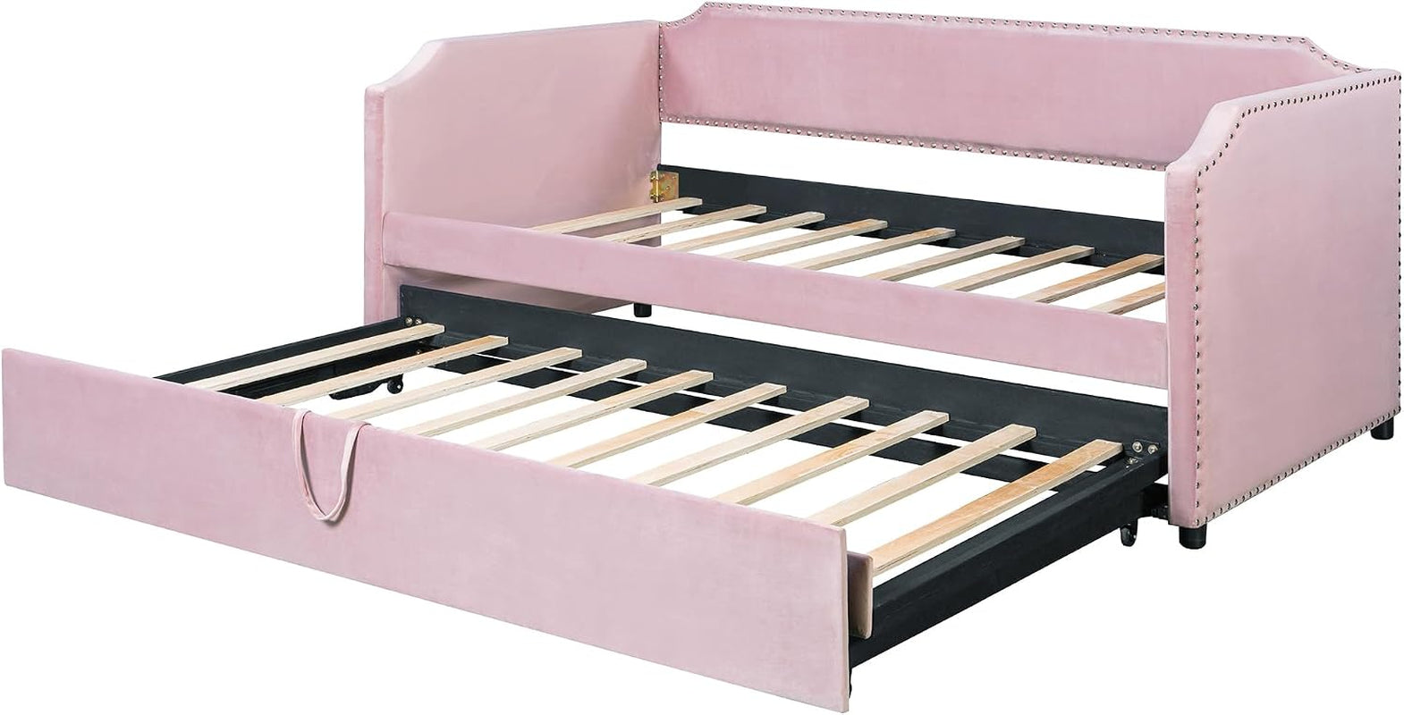 multifunctional-upholstered-twin-to-king-daybed-with-trundle-pink
