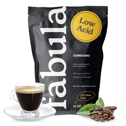 Low Acid Coffee Beans Whole, Organic Espresso Coffee - Non-Gmo - No Molds - Mycotoxins Pesticides Free - Single Origin Coffee - 12 Oz1