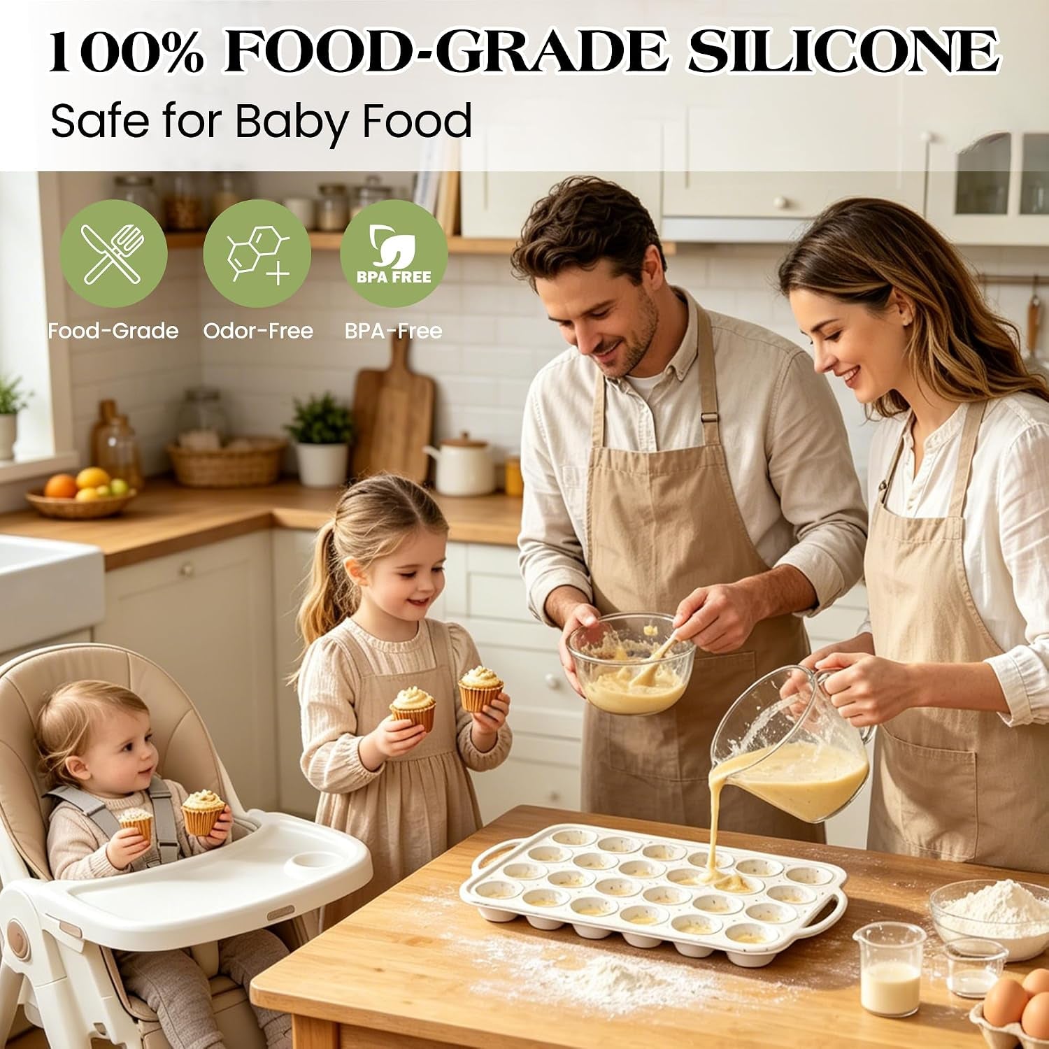2-pcs-silicone-muffin-pans-for-baking-cream-regular-12-cup-and-mini-24-cup-with-metal-reinforced-frame-silicone-cupcake-mold-bpa-free