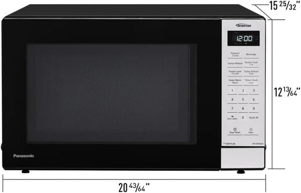 Panasonic 1.2 Cu. Ft. Inverter Microwave 1250W - NN-SN68QB9