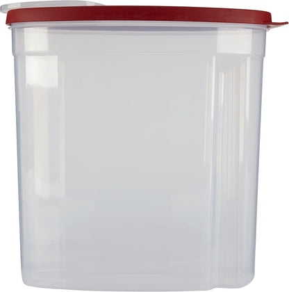 Rubbermaid Flex and Seal Cereal Keeper, 1.5 Gallon, Bpa-Free, Clear with Red Lid, Airtight2