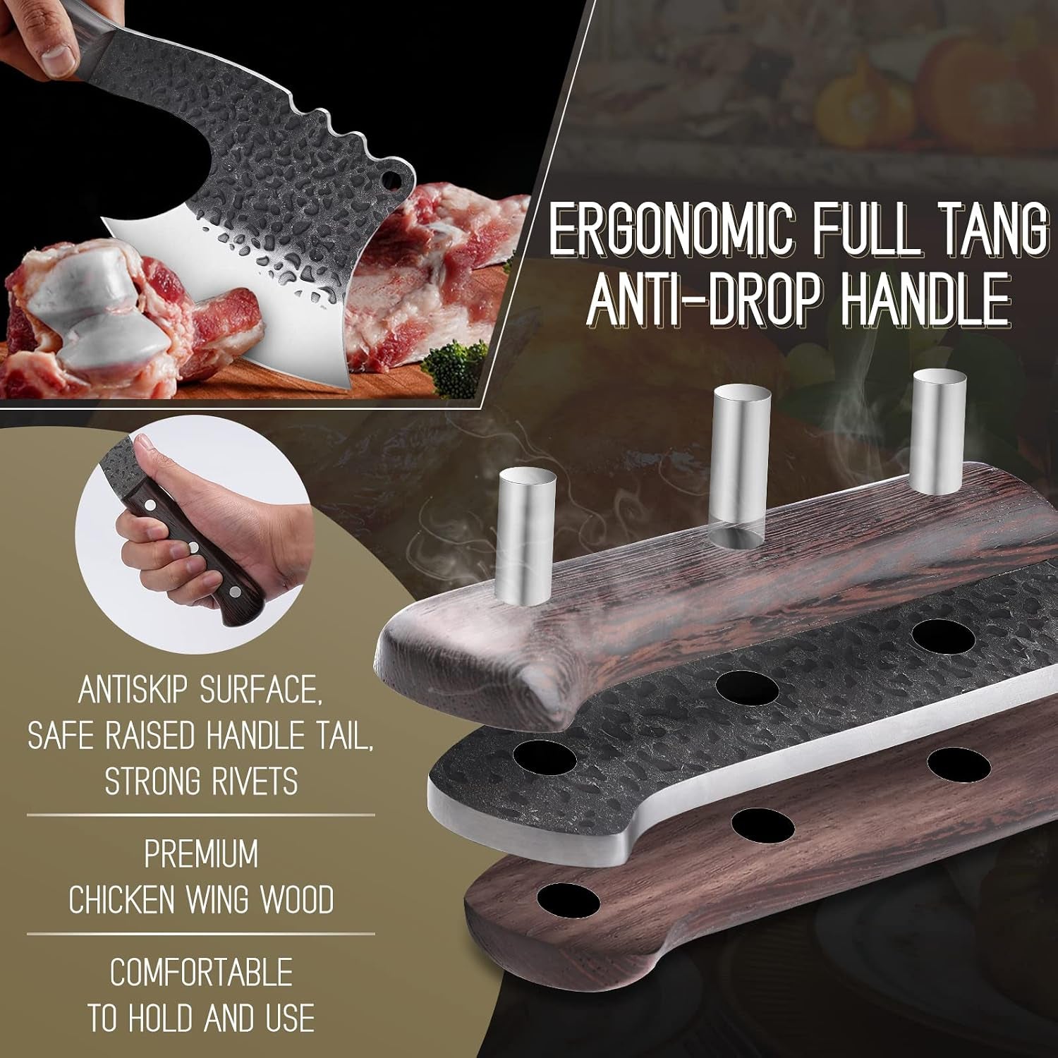 meat-bone-cleaver-knife-black-heavy-duty-butcher-meat-cutting-axes