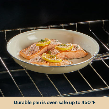 10-Inch Fry Pan Ceramic Cookware with Stainless Steel Handles | Healthy Nonstick Ceramic Coating, Induction Compatible Stainless Steel, PFAS Lead Cadmium BPA Free7