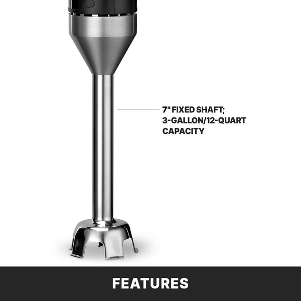 Quik Stix Immersion Blender with 2-Speed | 2-Speed, 7 in Fixed Shaft, for Professional Hand Blender for Kitchens & Restaurants5