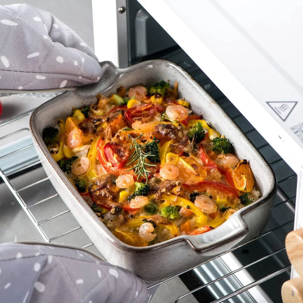 Ceramic Baking Dishes, 18 Oz Au Gratin Pans, Set of 4 | Assorted Reactive Glaze, Ideal for Lasagna, Mac & Cheese, Casseroles & Baked Pasta, Sized for Individual Portions, Oven Safe5