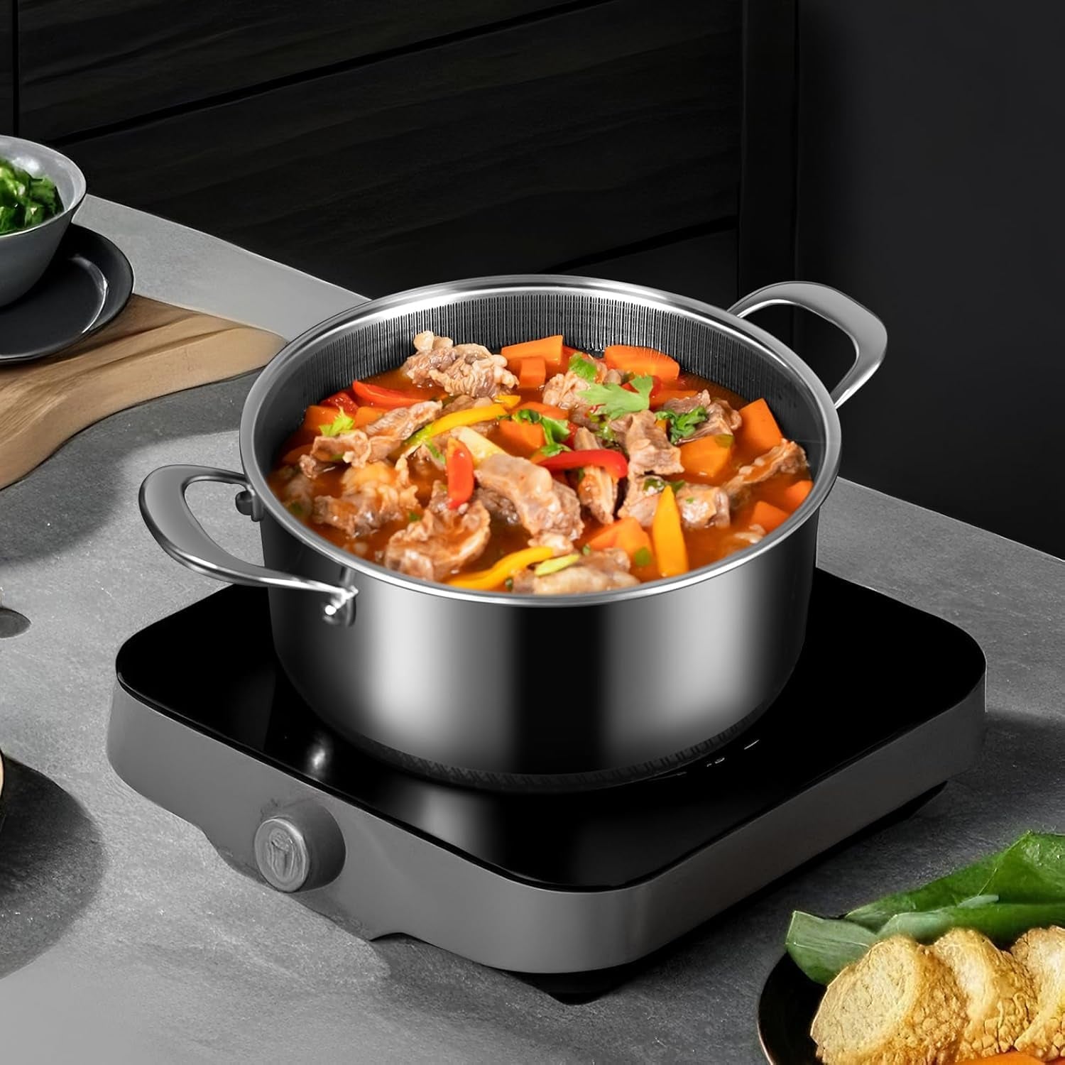 pots-and-pans-set-12-inch-hybrid-nonstick-frying-pan-5qt-stockpot-3-pcs-silicone-kitchen-utensils-set