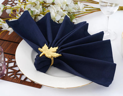 Solid Cloth Napkins Set of 12 Navy Blue 100% Cotton Dinner Napkins 18X18 Inches - Reusable, Absorbent & Washable Linen, Ideal for Wedding Events Farmhouse Parties Hotel & Everyday Use7