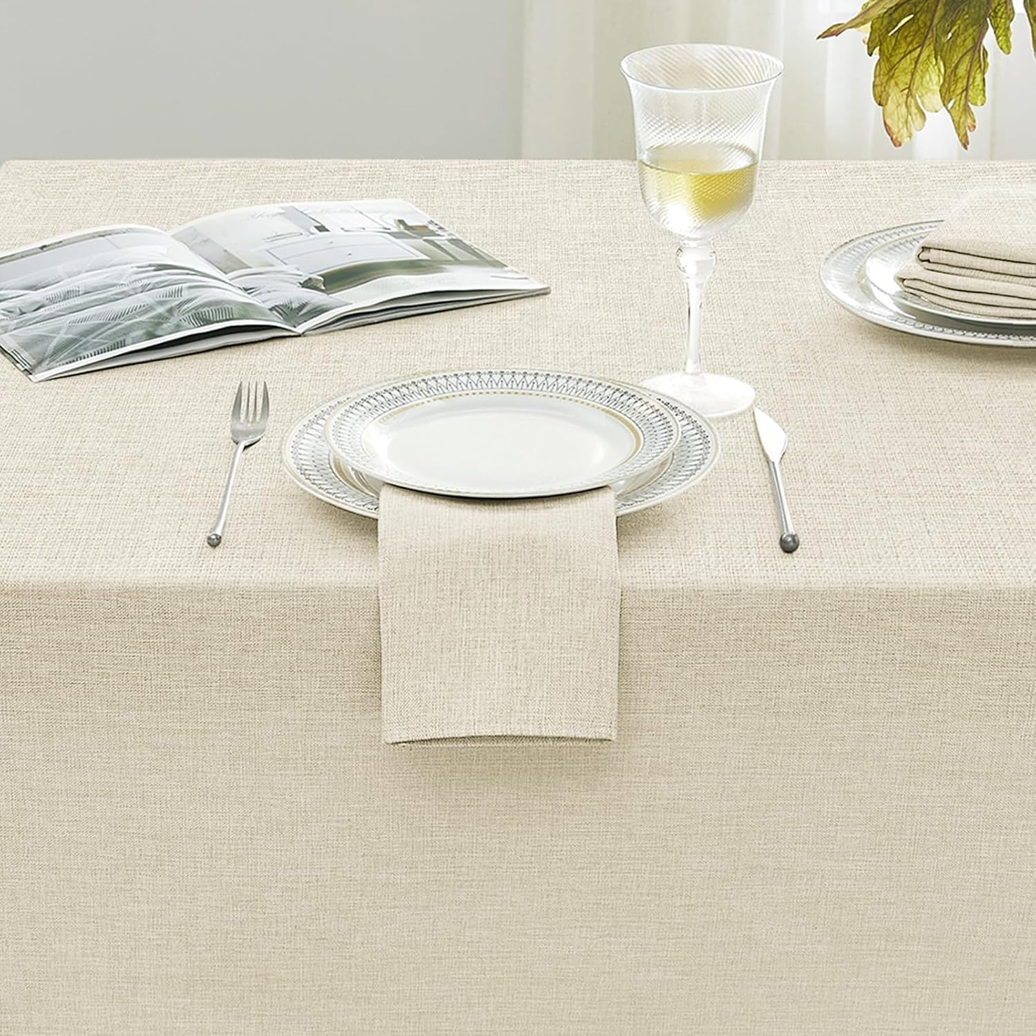 cream-table-cloth-rectangular-52-x-70-inch-linen-textured-outdoor-tablecloth-stain-and-wrinkle-resistant-table-cover-for-spring-easter-summer-tea-party-kitchen-boho-decor-small-tabletop