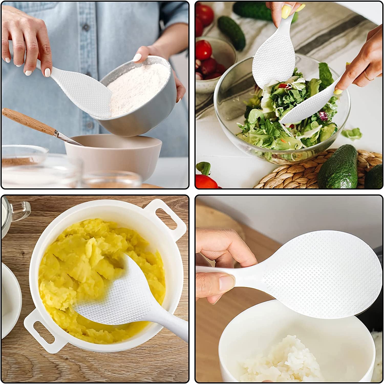 2-pcs-white-plastic-rice-paddle-non-stick-standing-rice-spoon-heat-resistant-rice-scooper-spatula-ergonomic-handle-rice-cooker-spoon-for-rice-mashed-potatoes-salads-and-easy-to-clean
