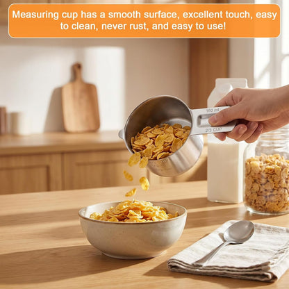 2/3 Cup Measuring Cup 160Ml 304 Stainless Steel 2/3 Measuring Cups4