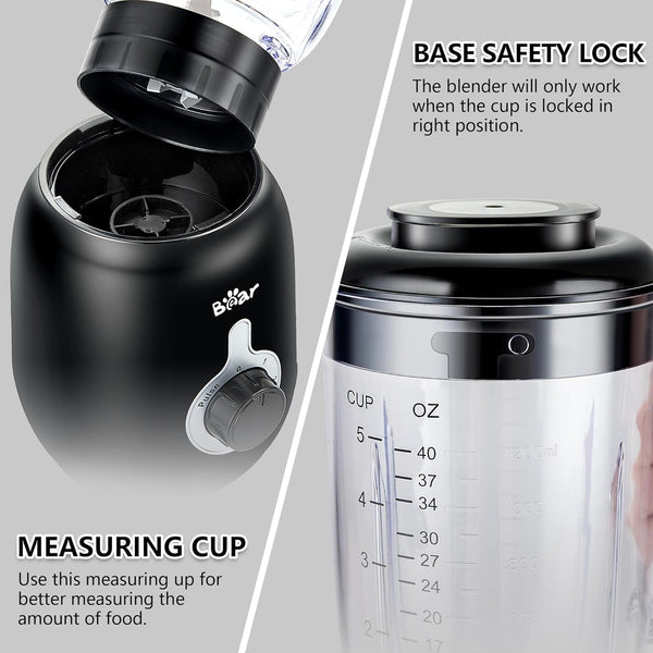 Blender, 2025 New 700W Smoothie Countertop Blender with 40Oz Cup for Shakes and Smoothies, 3-Speed for Crushing Ice, Puree and Frozen Fruit with Autonomous Clean | 40Oz Cup for Shakes and Smoothies, 3-Speed for Crushing Ice, Puree and Frozen Fruit with Autonomous Clean5