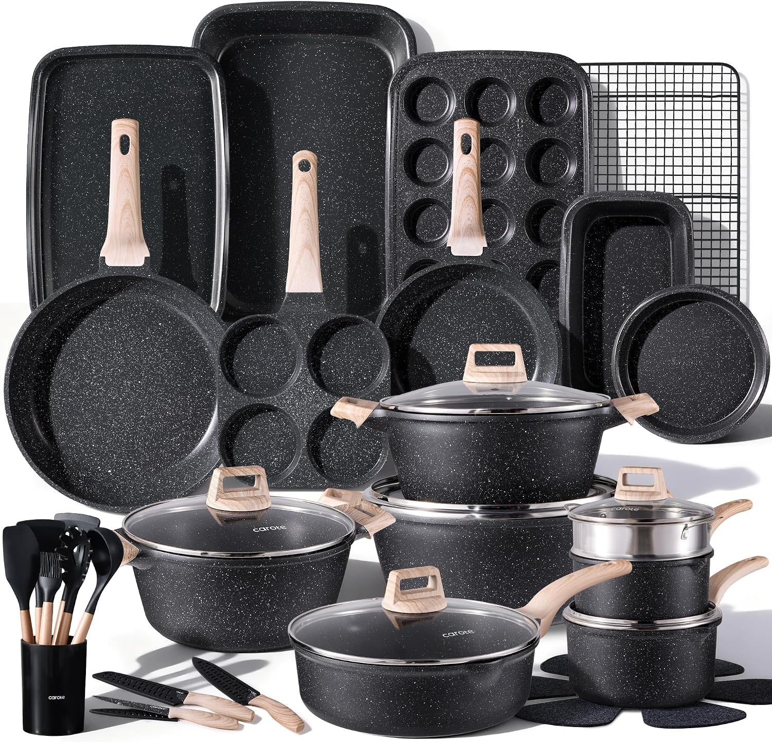 44pcs-nonstick-cookware-sets-pots-and-pans-set-with-bakeware-kitchen-knife-set-included-lightweight-die-cast-aluminum-fast-even-heating-all-stovetop-compatible