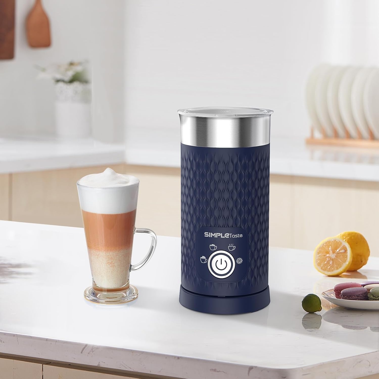 milk-frother-4-in-1-electric-automatic-milk-steamer-blue-warm-and-cold-foam-maker-and-milk-warmer-for-latte-macchiato-cappuccino-hot-chocolate