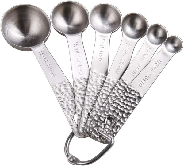 Stainless Steel Measuring Cups and Spoons Set - 5 Cups and 6 Spoons3