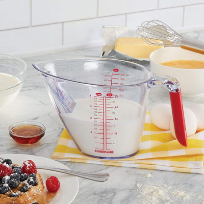 Pro Angled Measuring Cup, 4 Cup Capacity - Easy Read Measurement Markings, Dishwasher Safe Measuring Cup for Baking and Cooking4