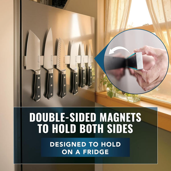 Magnetic Knife Holder for Wall & Fridge, 16" Knife Magnetic Strip9