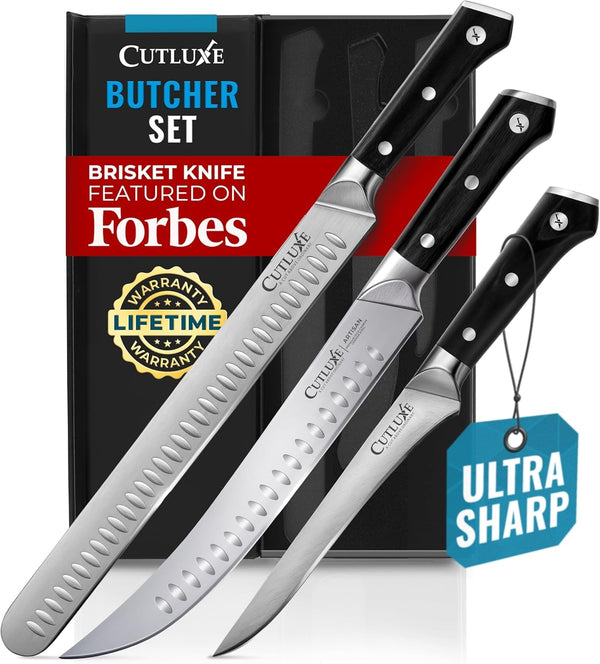 Butcher Knife Set, Brisket, Breaking & Boning Knife for Meat1