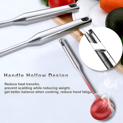 Stainless Steel Kitchen Cooking Utensils Set 6 PCS Dishwasher Safe8