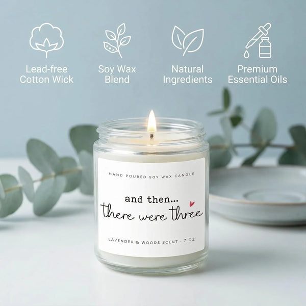 New Mom Gifts, Postpartum Gift for Moms, Gift for New Moms after Birth, New Parents Gifts for Couple, First Time Mom to Be - Lavender Scented Candle 7Oz5