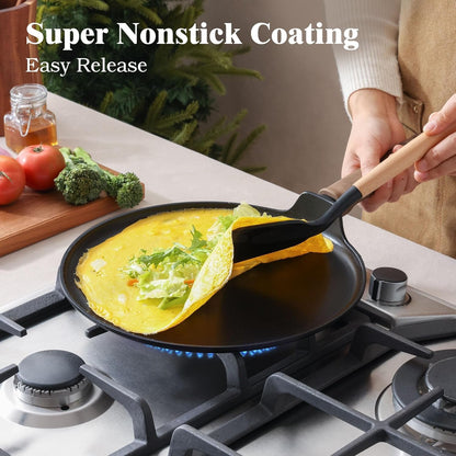 20Pcs Nonstick Pots and Pans Set, Black Titanium Cookware Set | Healthy Kitchen Cooking Set, Induction Compatible, Dishwasher Safe, PFOA/PFOS Free3