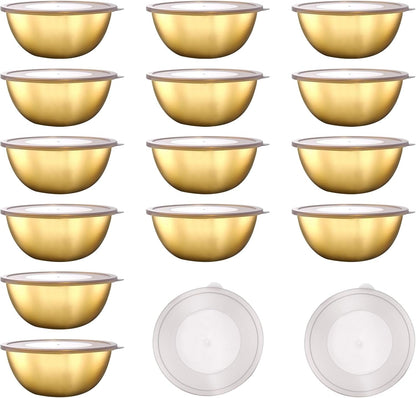 14 Pcs 6.69 in Gold Mixing Bowls with 16 Pcs Airtight Lids1