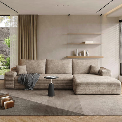 108" Sectional Couches for Living Room Modern Modular Sofa with L-Shape Couchs Upholstered Boneless Couch Deep Seat Sectional Couch with Chaise7