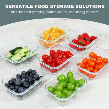 10 Packs 22 Oz Glass Meal Prep Containers, Gray5