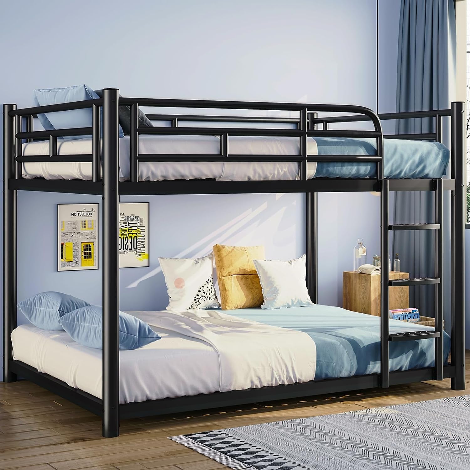 metal-bunk-bed-full-over-full-bunk-beds-full-size-bunk-bed-with-safety-guardrail-and-ladder-twin-bunk-beds-no-box-spring-needed-noise-free-for-apartment-bedroom-black