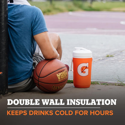 Gatorade Half Gallon Cooler Jug, Sports Hydration Jug, Bpa-Free, 64Oz, Double Wall Insulation​6