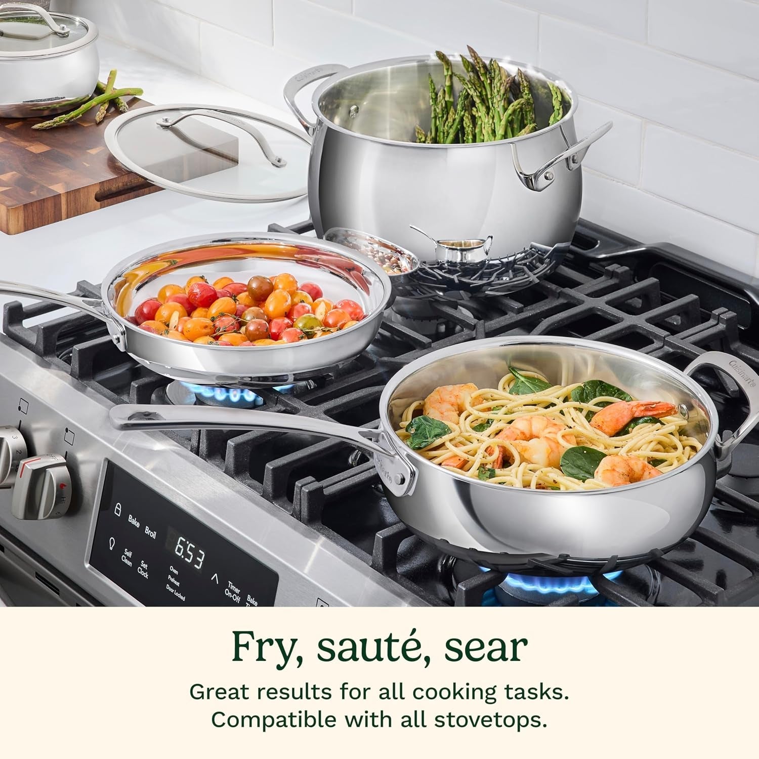 pureclad™-pureclad™-triple-ply-12-stainless-steel-skillet-with-helper-handle-and-cover-pct22-30hc
