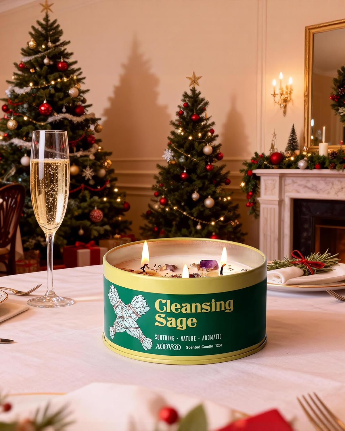 sage-candle-for-cleansing-3-wick-12oz-large-scented-candle-with-crystals-sage-leaves-inside-soy-candles-non-toxic-for-meditation-spiritual-gift-aromatherapy-candle-for-women-men