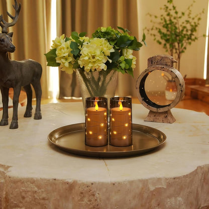 3"X6" Flameless Candles, Flickering LED Pillar Candles with Remote6