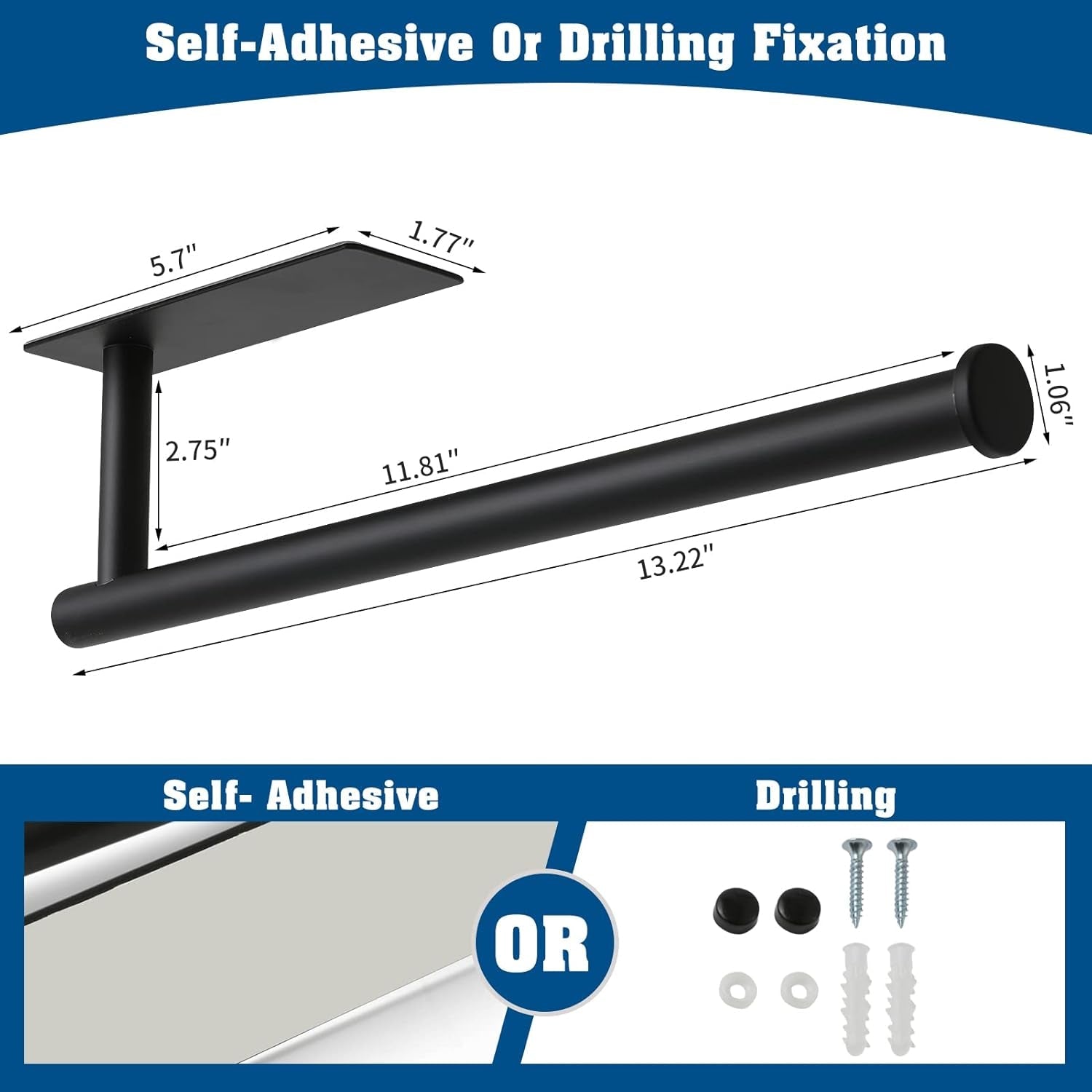 under-cabinet-paper-towel-holder-for-kitchen-adhesive-black