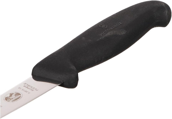 Victorinox 7" Fillet Knife, Straight Blade, Flexible, Black Fibrox Handle 5.3813.183