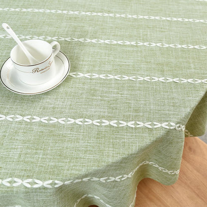 Sage Green round Tablecloth 53 Inch Circle Table Cloth Linen Round4