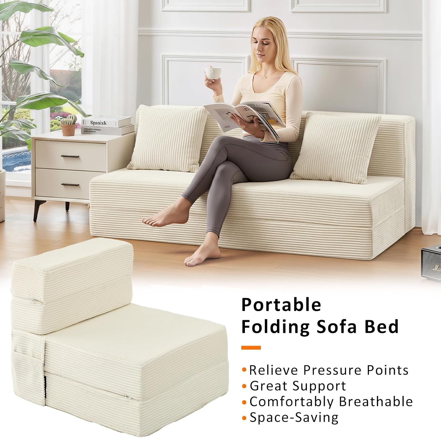 single-size-folding-sofa-bed-4-in-1-convertible-sleeper-chair-high-density-memory-foam-futon-couch-foldable-bed-for-living-room-bedroom-beige