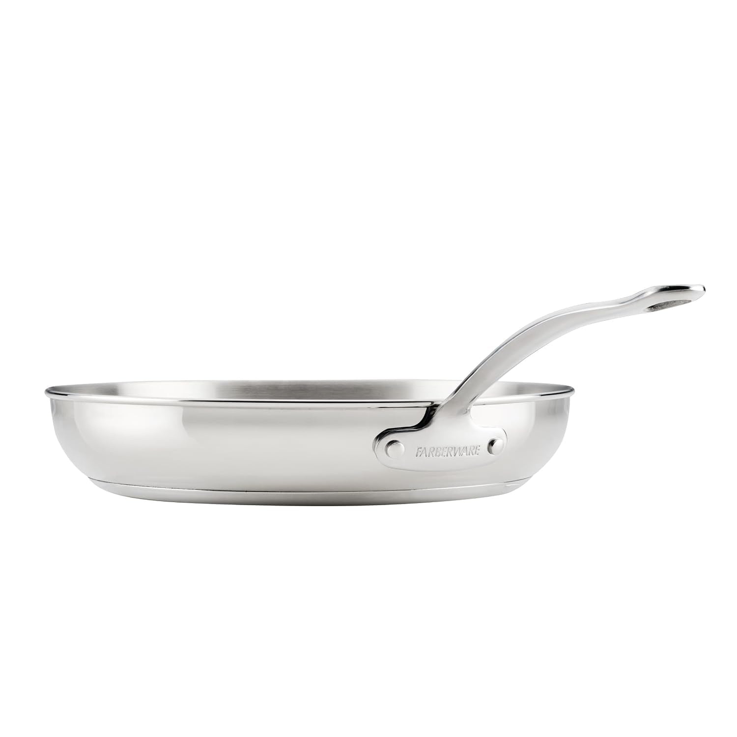 millennium-stainless-steel-frying-pan-skillet-induction-ready-compatible-with-all-cooktops-metal-utensil-safe-12-25-inch-open-fry-pan-dishwasher-safe-stainless-steel