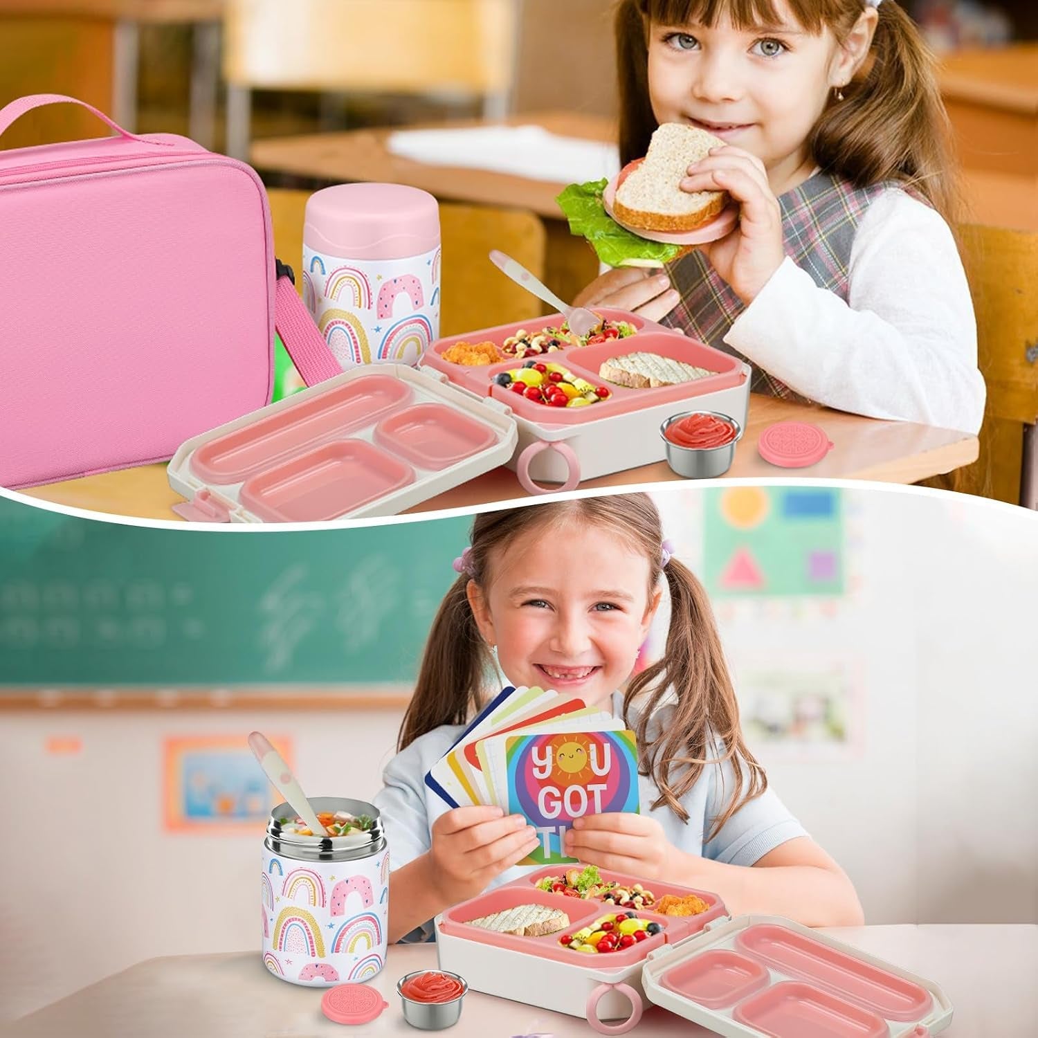 bento-lunch-box-for-kids-with-12oz-soup-thermo-leak-proof-lunch-food-container-with-5-compartment-thermo-hot-food-jar-and-insulated-lunch-bag-for-kid-toddler-girls-boys-to-school