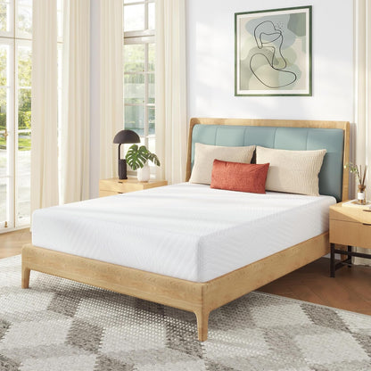 10 Inch Queen Mattress in a Box Green Tea Memory Foam Medium Firm1
