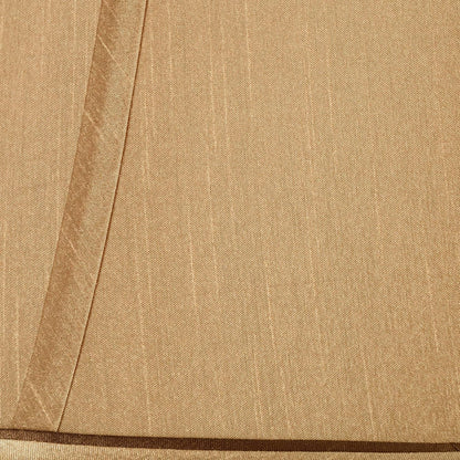 Ginna Large Tan and Brown Bell Lamp Shade 7X14X11 (Spider) | 7" Top X 14" Bottom X 11" High Replacement for Table Lamps Harp + Finial5