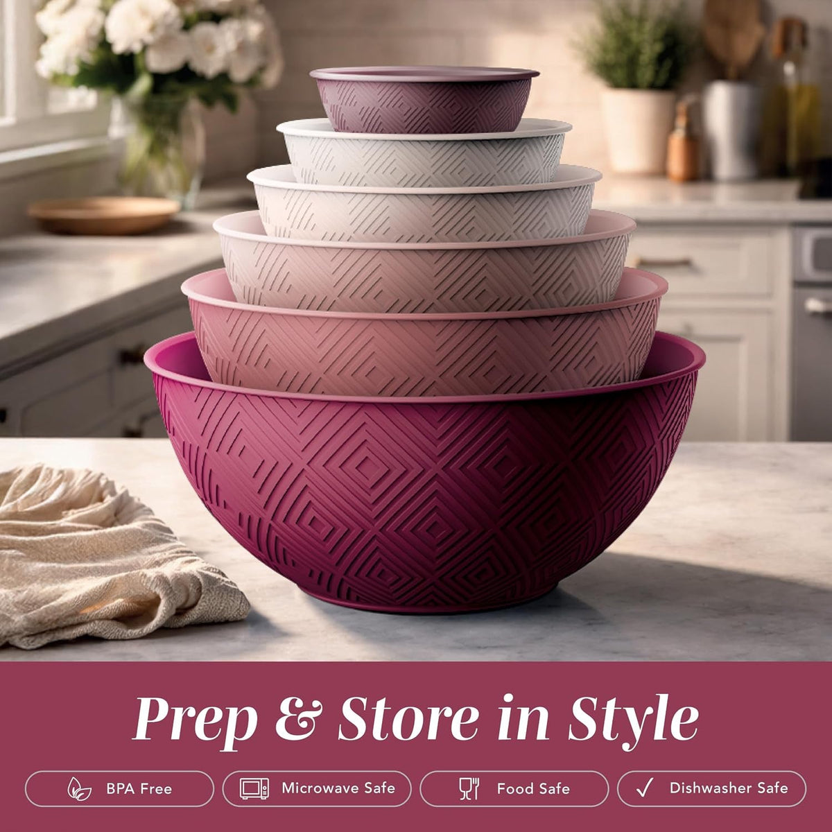 mixing-bowls-with-lids-12-piece-plastic-nesting-bowls-set-includes-6-prep-bowls-and-6-lids-microwave-safe-mixing-bowl-set-rose-rhombus