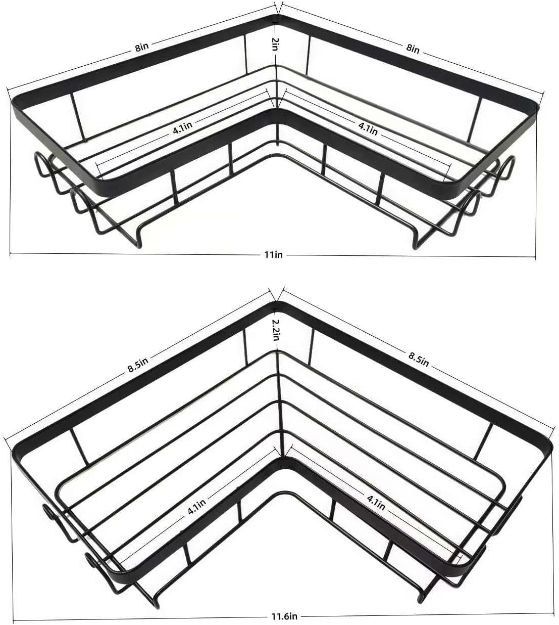shower-caddy-2-pack-no-drilling-adhesive-bathroom-organizer-shelf-rack-corner-shower-shelf-with-hooks-for-home-decor-storage