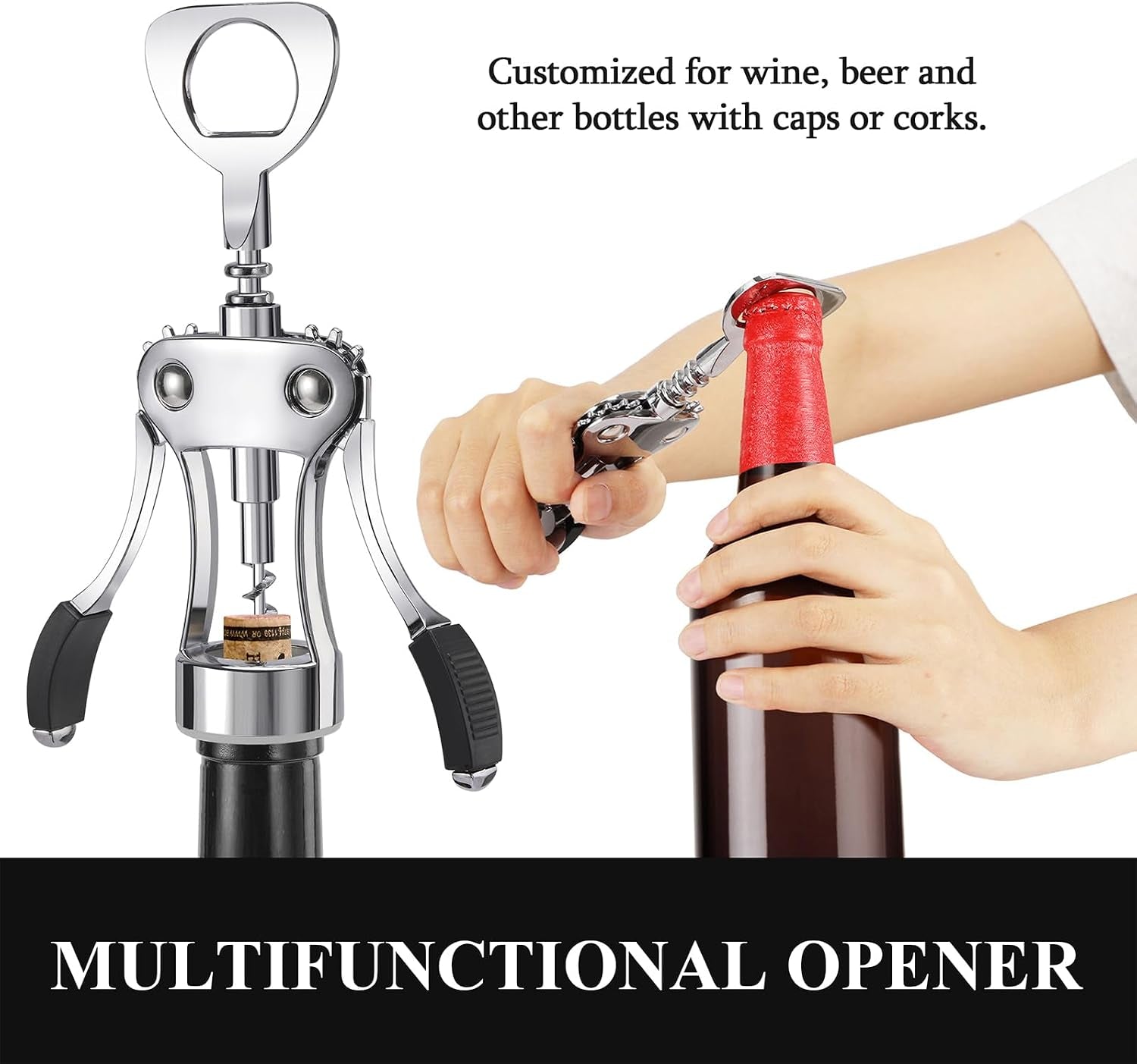 wine-opener-heavy-duty-zinc-alloy-wing-corkscrew-premium-beer-bottle-opener-multifunctional-wine-accessories-with-ergonomic-handle-and-sharp-screw-for-kitchen-bar-restaurant-silver